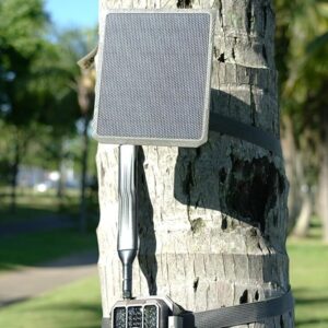 solar panel and camera